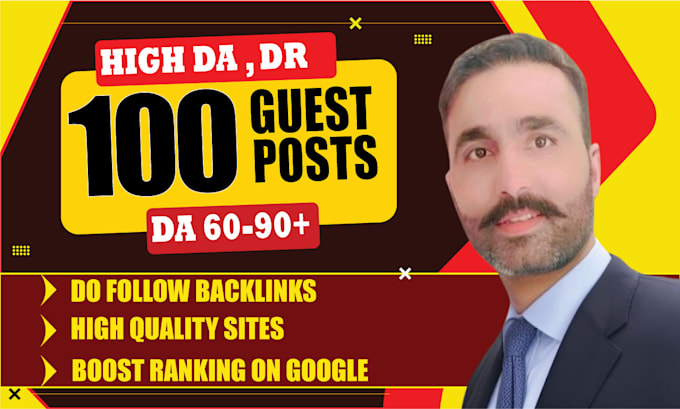 Gig Preview - Top google ranking with white hat SEO backlinks  high da dofollow link building