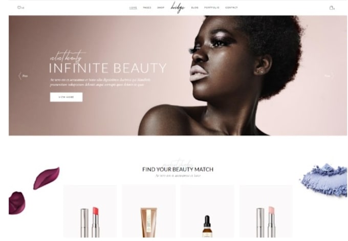 Gig Preview - Do beauty cosmetics shop business website