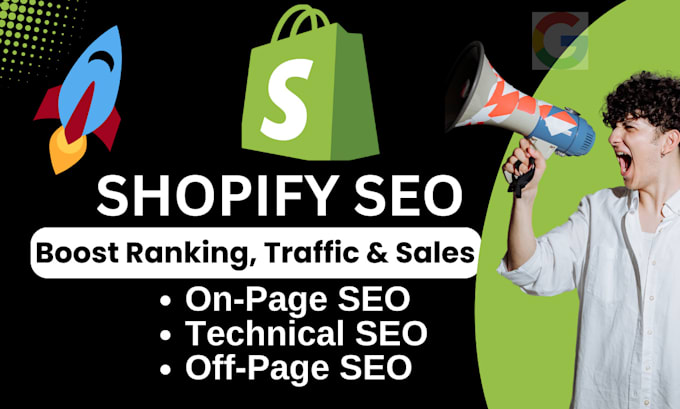 Gig Preview - Provide advance shopify seo service to optimize your shopify store website