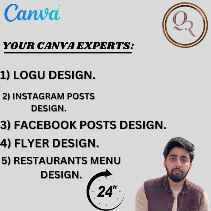 Gig Preview - Design canva templates for your social media posts,logo,flyer within 1 hour