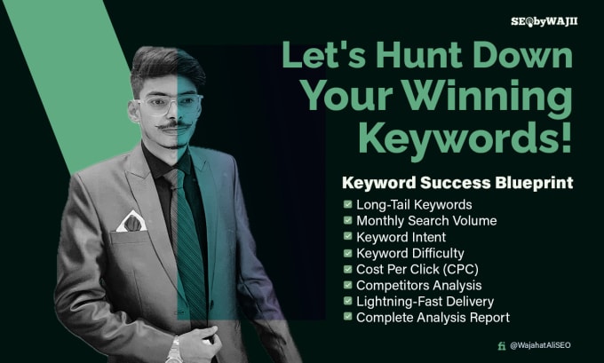 Gig Preview - Hunt winning keywords for you by ahref, semrush, similarweb