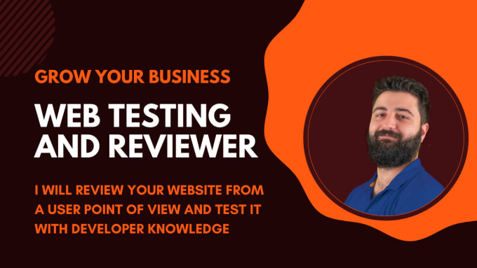 Gig Preview - Review your website as a simple user and test it as a developer