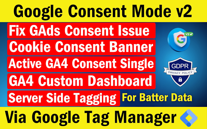 Gig Preview - Google ad enhanced conversion consent mode v2 audit tracking server side tagging