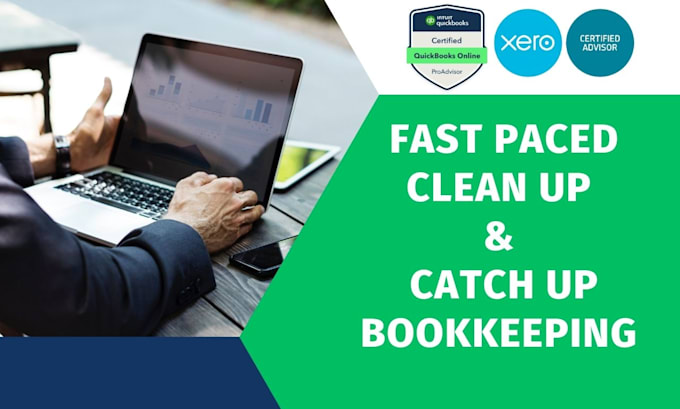 Gig Preview - Do fast paced quickbooks clean up and monthly bookkeeping