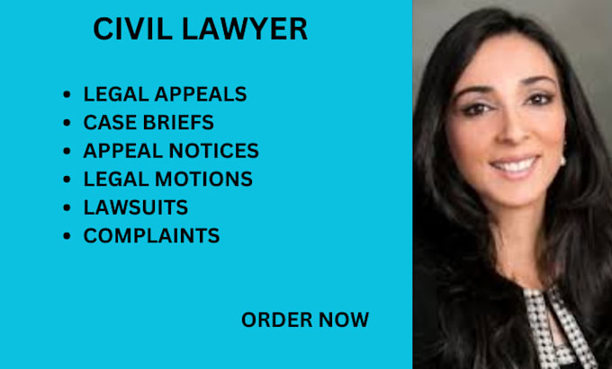 Gig Preview - Draft your motions or appeal brief with compelling arguments with legal research