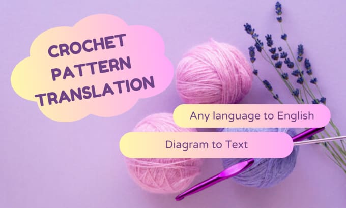 Bestseller - translate crochet patterns into english from any language