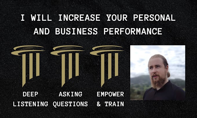 Gig Preview - Increase your personal and business performance