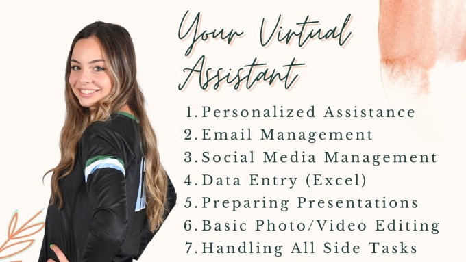 Gig Preview - Become your personal virtual assistant