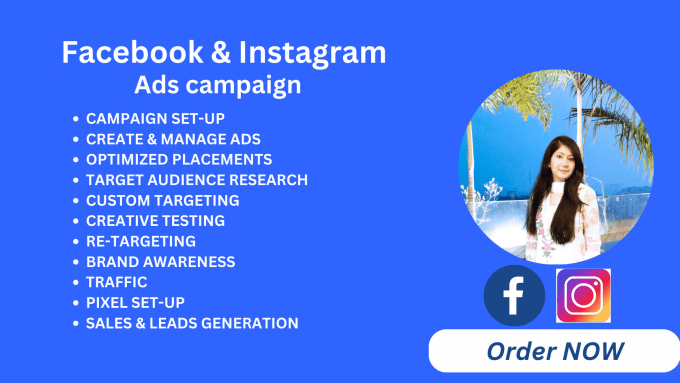 Gig Preview - Be facebook ads and instagram ads campaigns specialist