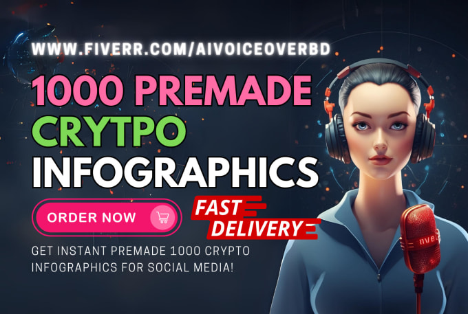 Gig Preview - Provide 1000 premade cryptocurrency infographics instagram