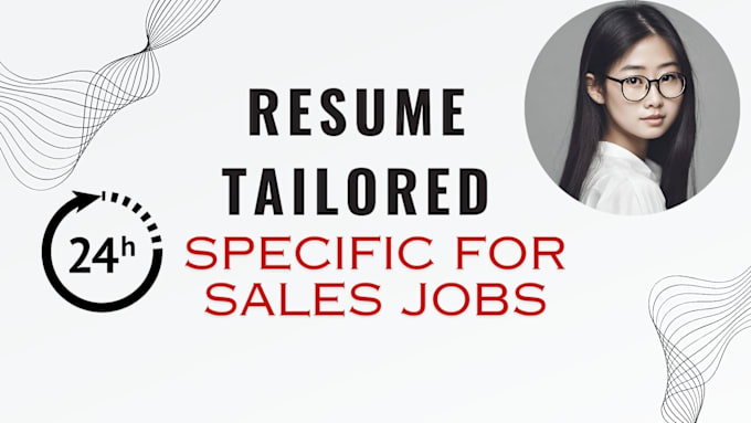 Gig Preview - Tailor your resume specific to tech sales jobs