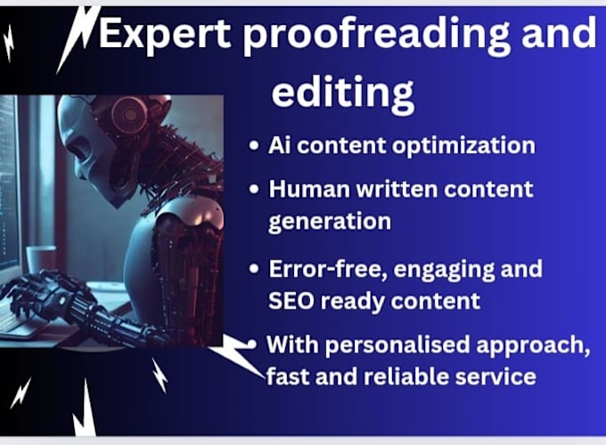 Gig Preview - Do expert proofreading, editing for error free,  engaging and SEO ready content