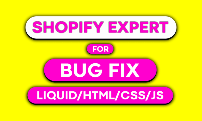 Gig Preview - Be your shopify expert for bug fix and custom html css js liquid coding