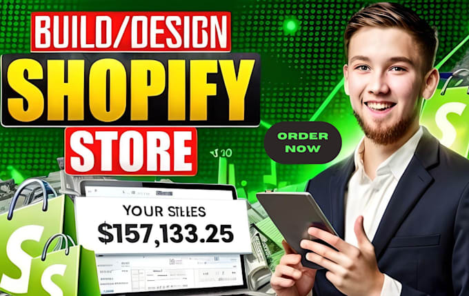 Gig Preview - Create a high converting passive income one product shopify dropshipping store