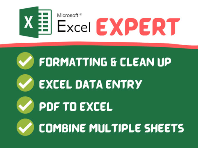 Bestseller - work any excel work