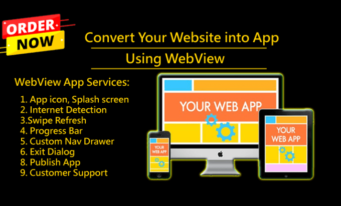 Gig Preview - Convert your website into android app