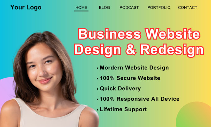 Gig Preview - Create wordpress responsive business website, landing page website