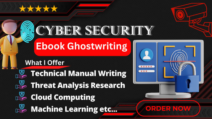 Gig Preview - Do cyber security ebook technical writing expert, cloud computing, ai iot writer