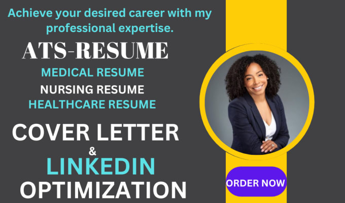 Gig Preview - Create medical resume, healthcare resume, nursing resume and resume writing