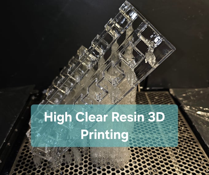 Gig Preview - Print high quality 3d models with clear resin