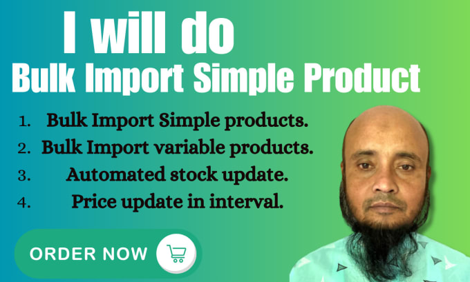 Gig Preview - Do shopify bulk import simple products using csv 24 hours