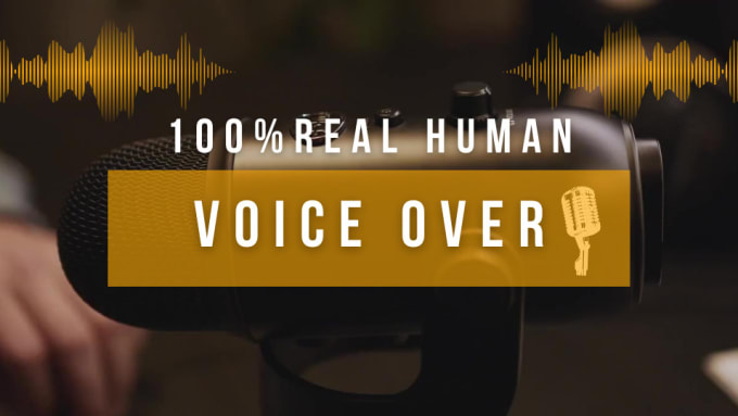 Gig Preview - Do real human like male,female ai voiceover