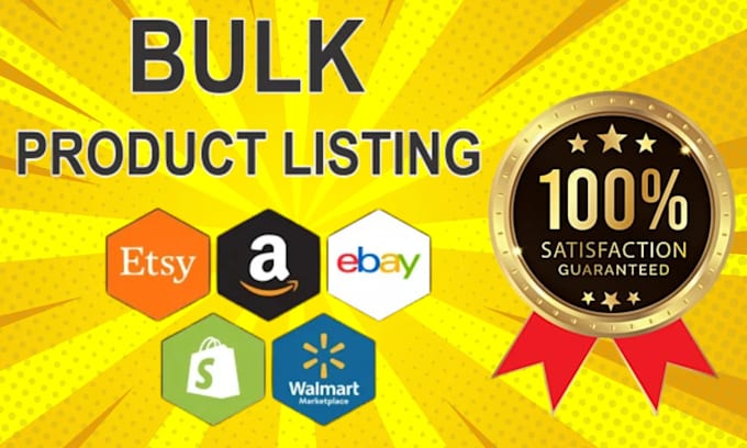 Bestseller - bulk upload products on etsy poshmark ebay woocommerce shopify onbuy any site