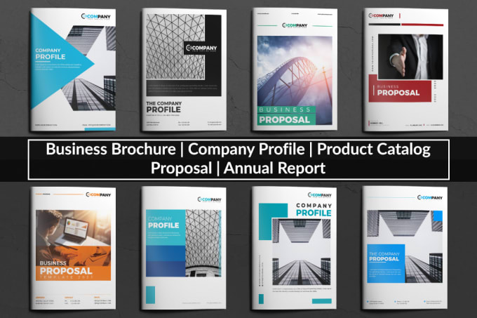 Gig Preview - Design business brochure, company profile, catalog, proposal and annual report