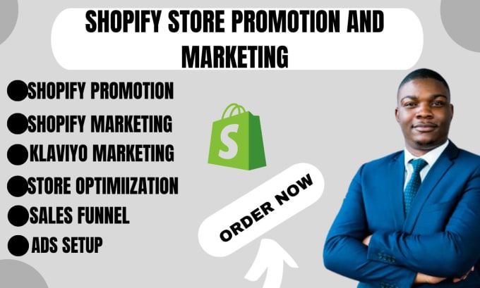 Gig Preview - Shopify store promotion, dropshipping marketing, boost shopify sales