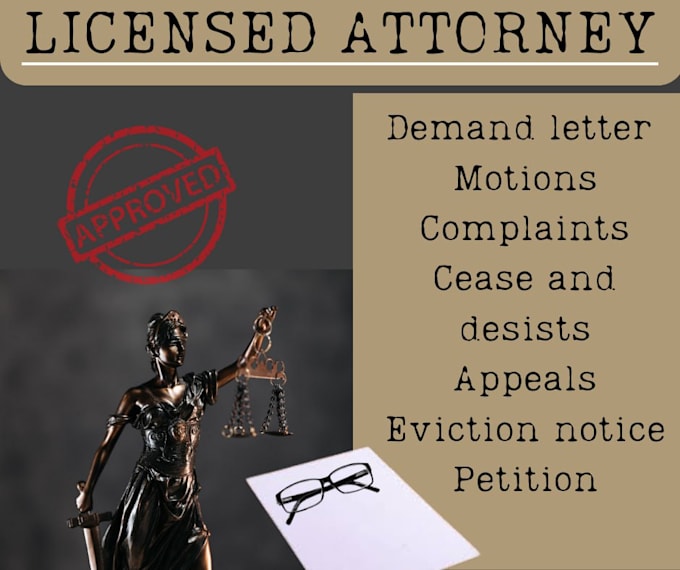 Gig Preview - Draft and send a legal demand letter from a USA law firm