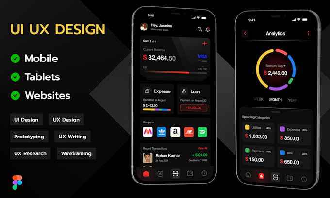 Gig Preview - Create UI UX design for your website and mobile app