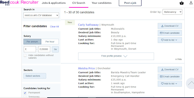 Gig Preview - Provide CV sourcing service