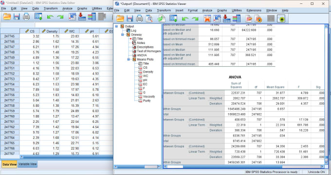 Gig Preview - Do spss data analysis with reports