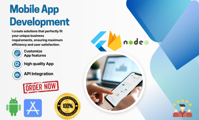 Bestseller - be your fullstack android, ios, or flutter mobile app developer