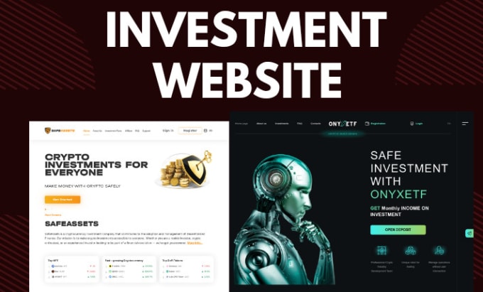 Gig Preview - Develop investment website within 24 hours