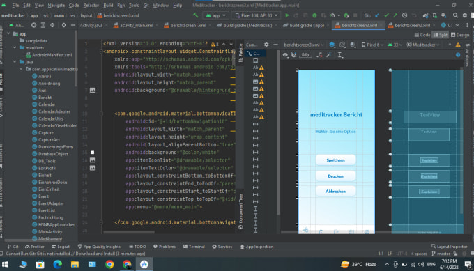 Gig Preview - Convert figma to xml layout in android studio