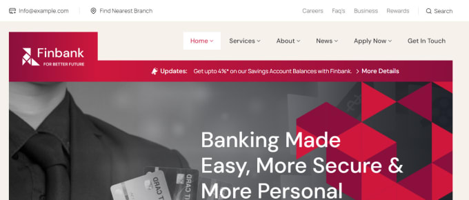 Gig Preview - Build you an online banking and loan website