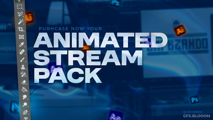 Gig Preview - Create your animated stream pack