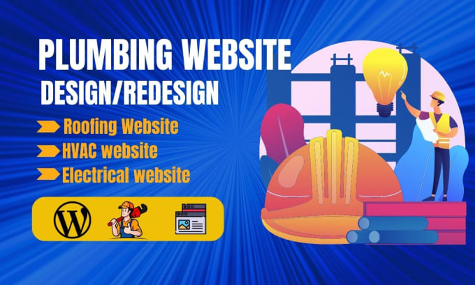 Gig Preview - Do plumbing roofing electrical hvac handyman construction website