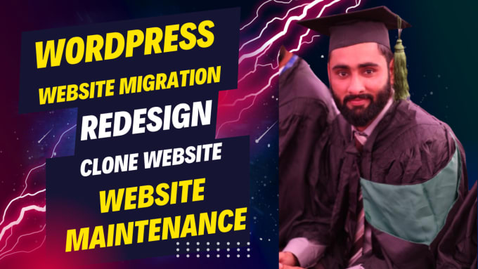 Gig Preview - Do wordpress website maintenance, clone, migration and build a website