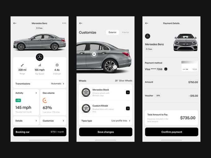 Gig Preview - Build a profitable car rental app, car marketplace app, auction app, rental app