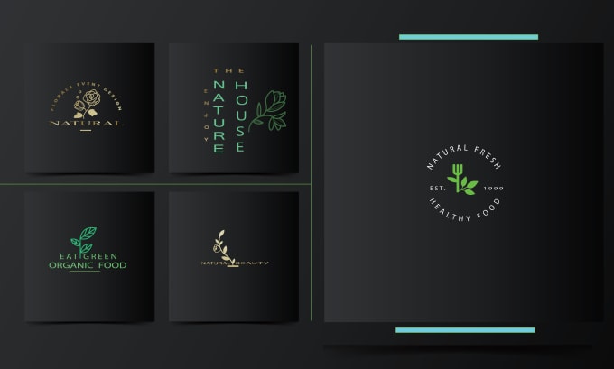 Gig Preview - Design a modern and minimalist logo with a natural feel