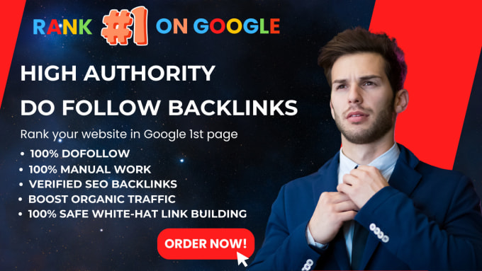 Gig Preview - Provide you high authority backlink service