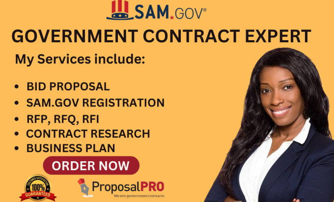 Gig Preview - Find rfp, write government contract bid proposal, rfi, rfq, grant proposal