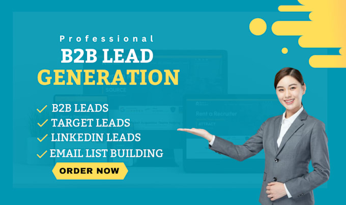 Gig Preview - Do lead generation b2b, linkedin lead generation and prospect list building