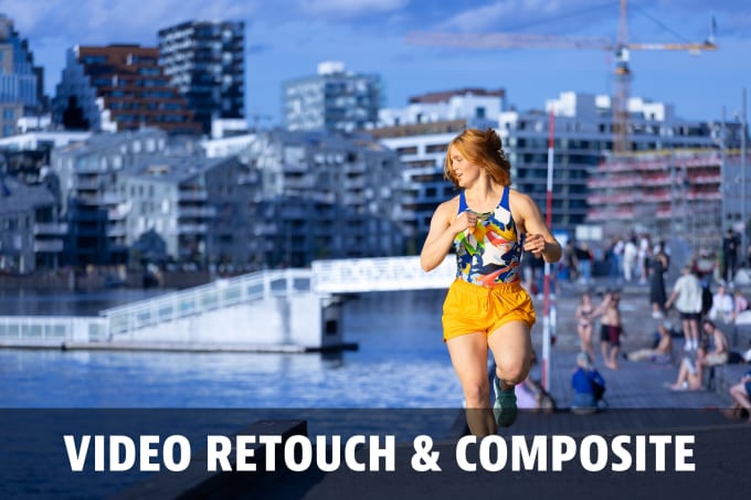 Gig Preview - Do compositing, retouching and grade your video