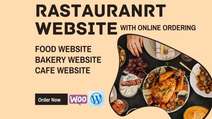 Gig Preview - Create unique restaurant wordpres website with online food ordering system