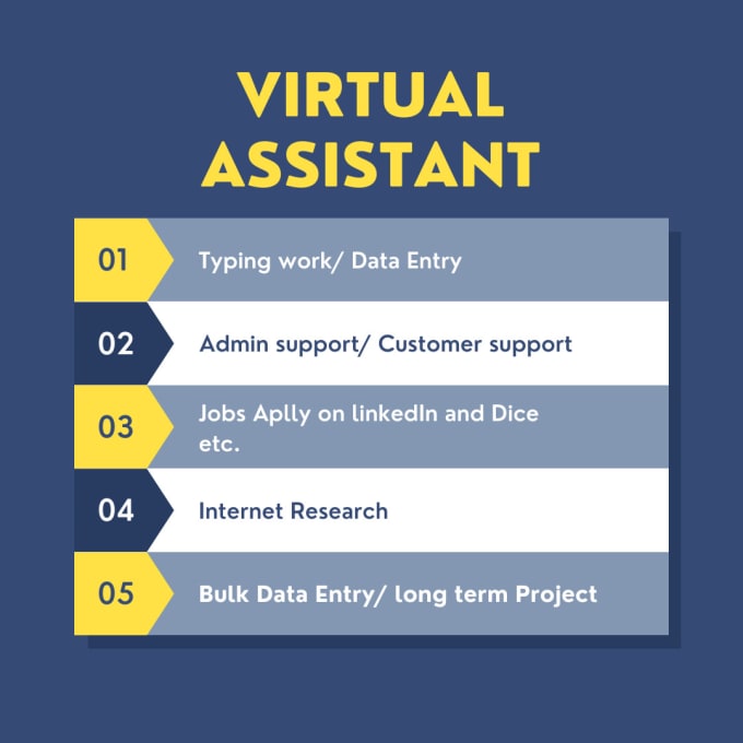 Gig Preview - Be your virtual assistant for data entry and administrative tasks