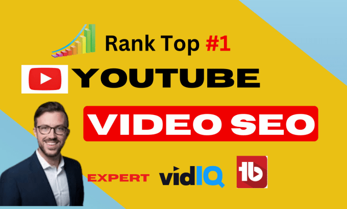 Gig Preview - Do youtube video SEO with ranking vidiq and tubebuddy