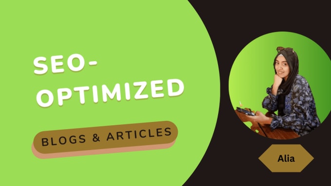 Gig Preview - Write SEO optimized blog and articles